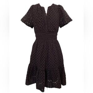 Somerset mini dress black eyelet